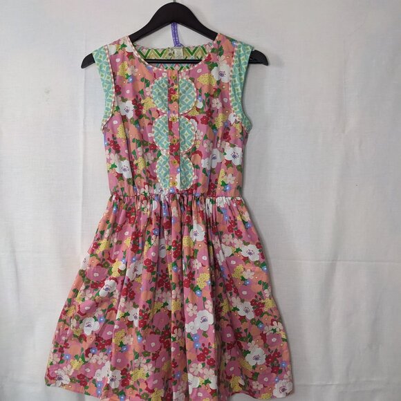Matilda Jane Girl's Multicolored Fully Lined Dress with Pockets - Picture 1 of 8